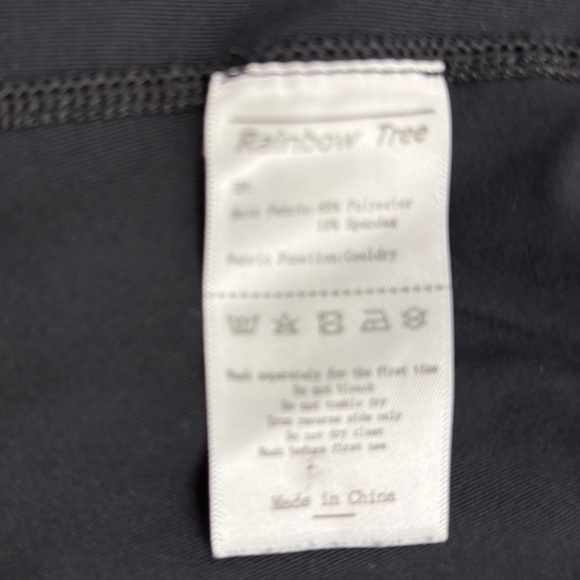 Black Athletic Swimming Skort - Picture 4 of 6